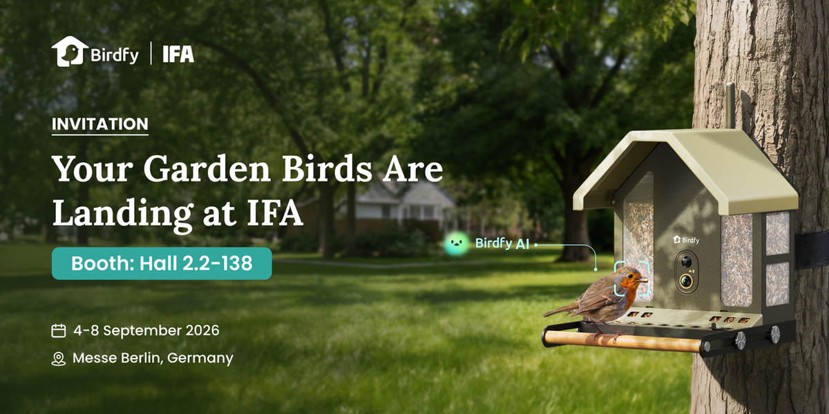 Birdfy arrive à l’IFA 2026 et dévoile sa nouvelle génération de produits d’observation connectée des oiseaux