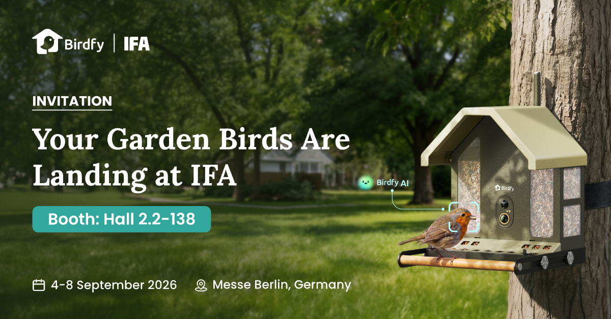 Birdfy fait ses débuts à l’IFA 2026 avec une gamme élargie de produits intelligents d’observation des oiseaux