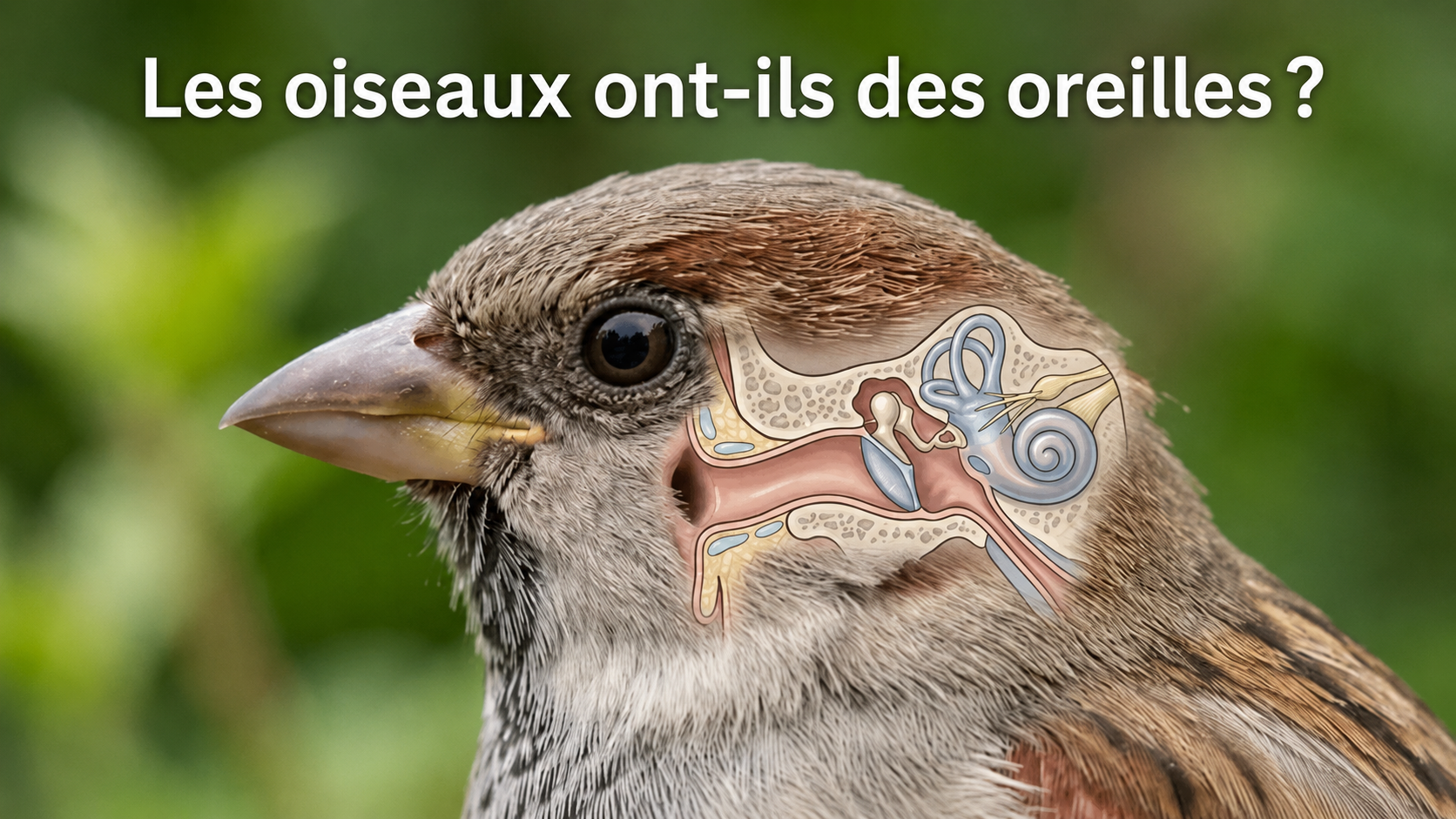 Les oiseaux ont-ils des oreilles ? Comprendre leur audition