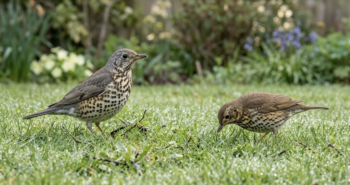 Grive musicienne ou Grive draine : comment les différencier dans votre jardin