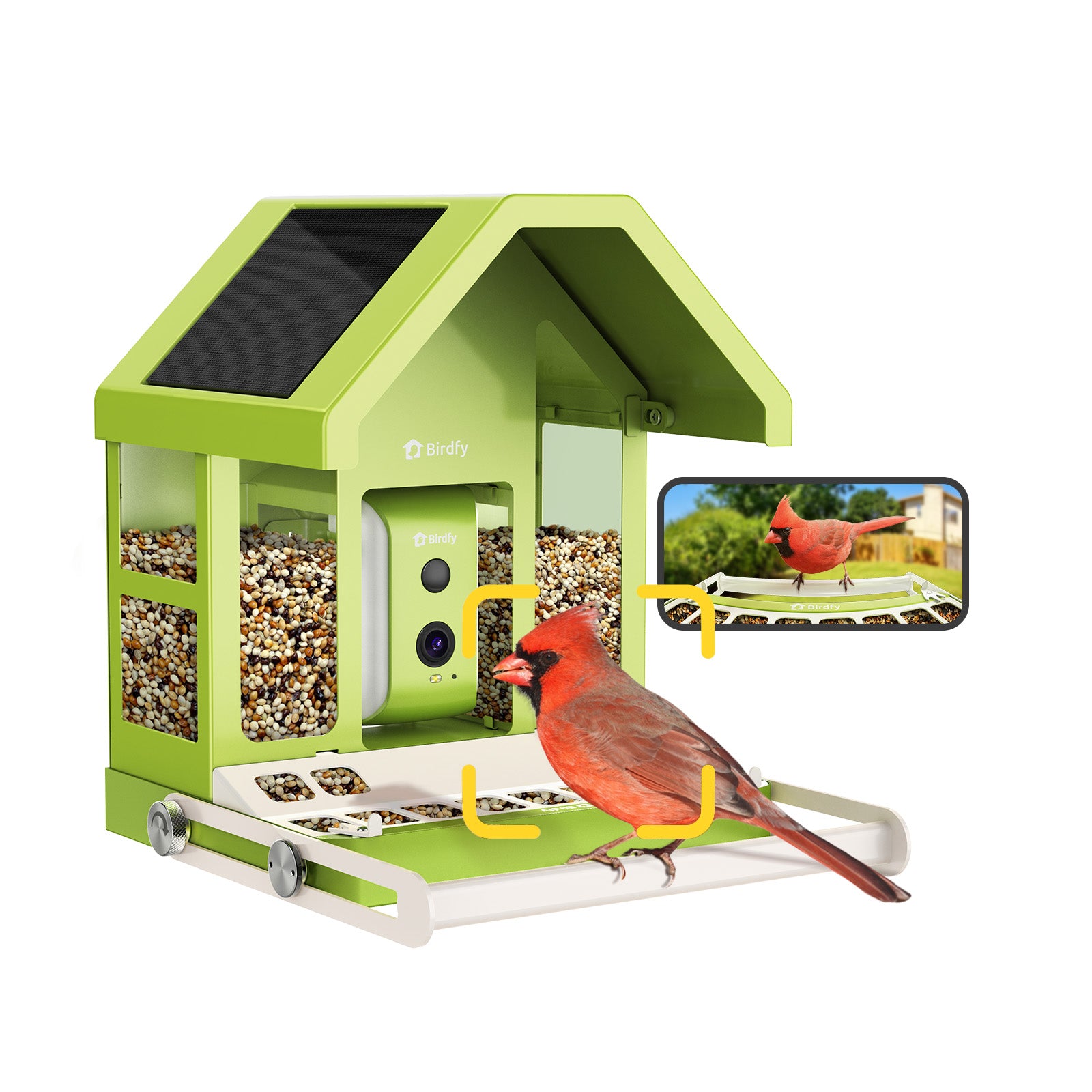 Birdfy Feeder Metal - Mangeoire à Oiseaux avec Caméra
