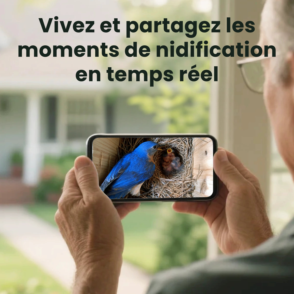 Birdfy Nest Wood – Cabane à Oiseaux Intelligente en bois