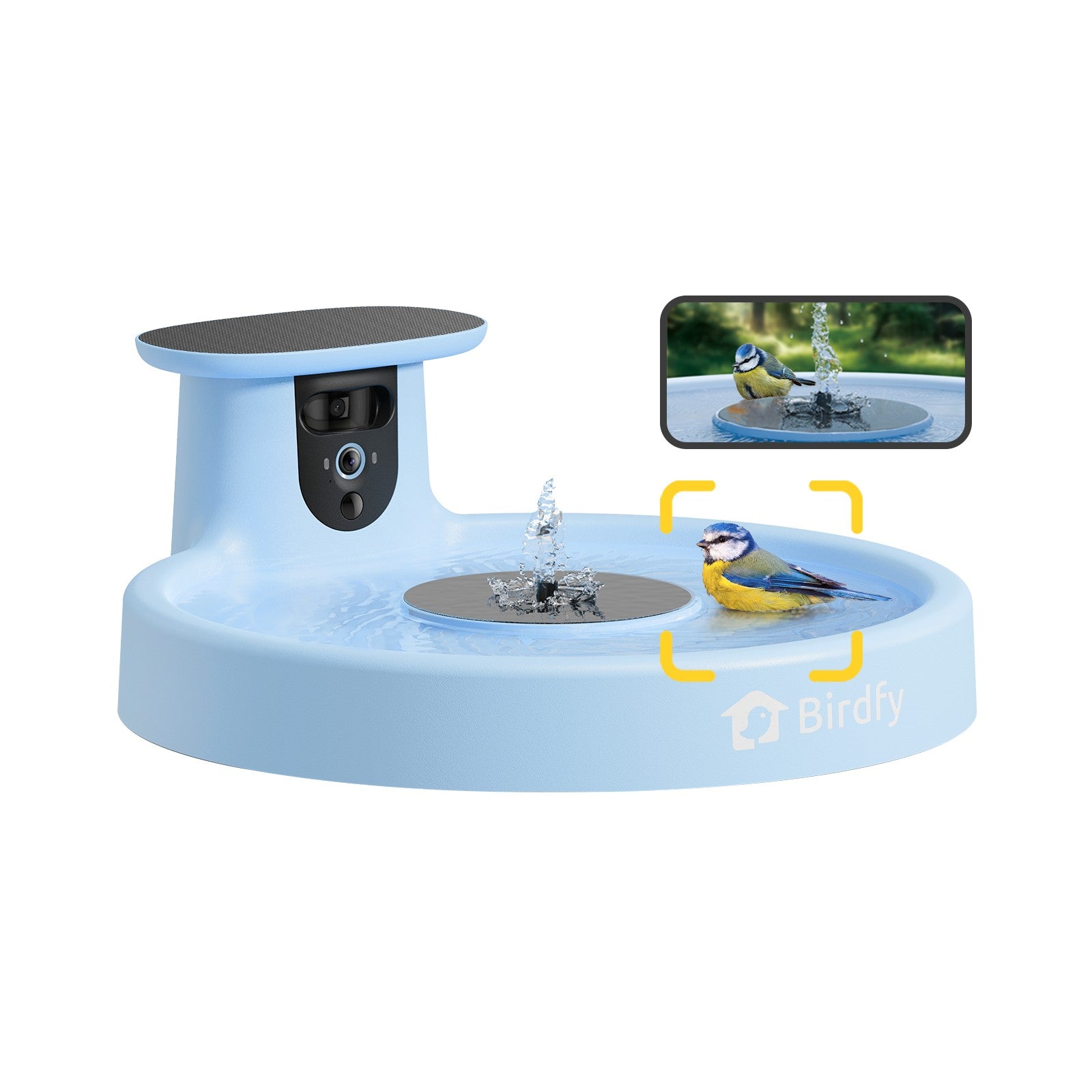 Birdfy Bath Pro - Fontaine à oiseaux intelligente avec caméra