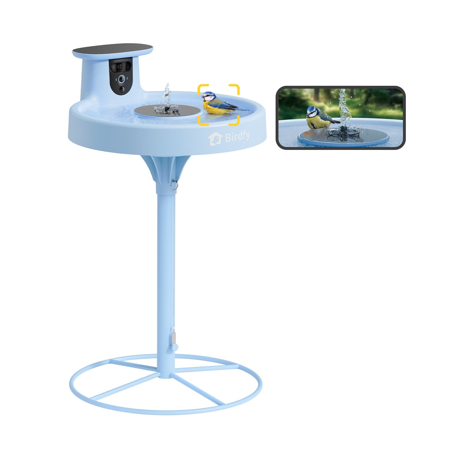 Birdfy Bath Pro - Fontaine à oiseaux intelligente avec caméra