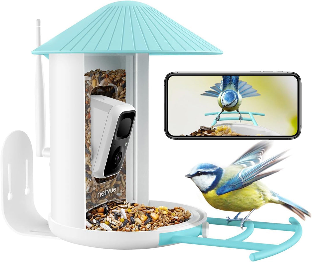 Birdfy Feeder - Amusant, Meilleur Cadeau, Mangeoire Intelligente et Éducative pour Oiseaux