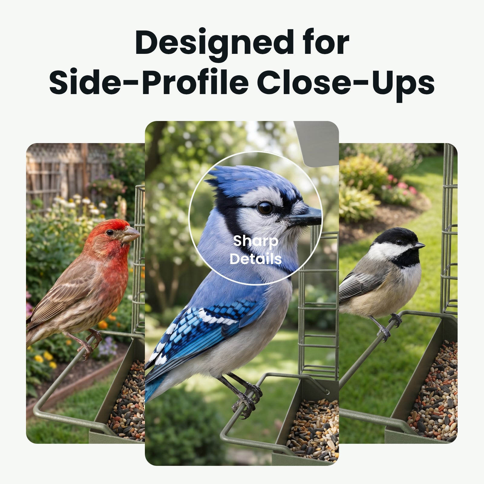 Birdfy Feeder Metal A - Mangeoire à Oiseaux avec Caméra