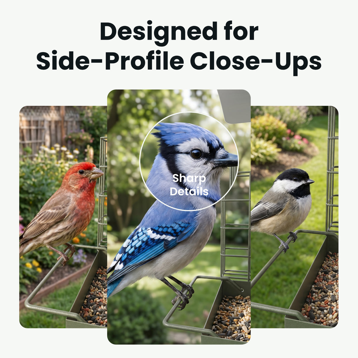 Birdfy Feeder Metal A - Mangeoire à Oiseaux avec Caméra