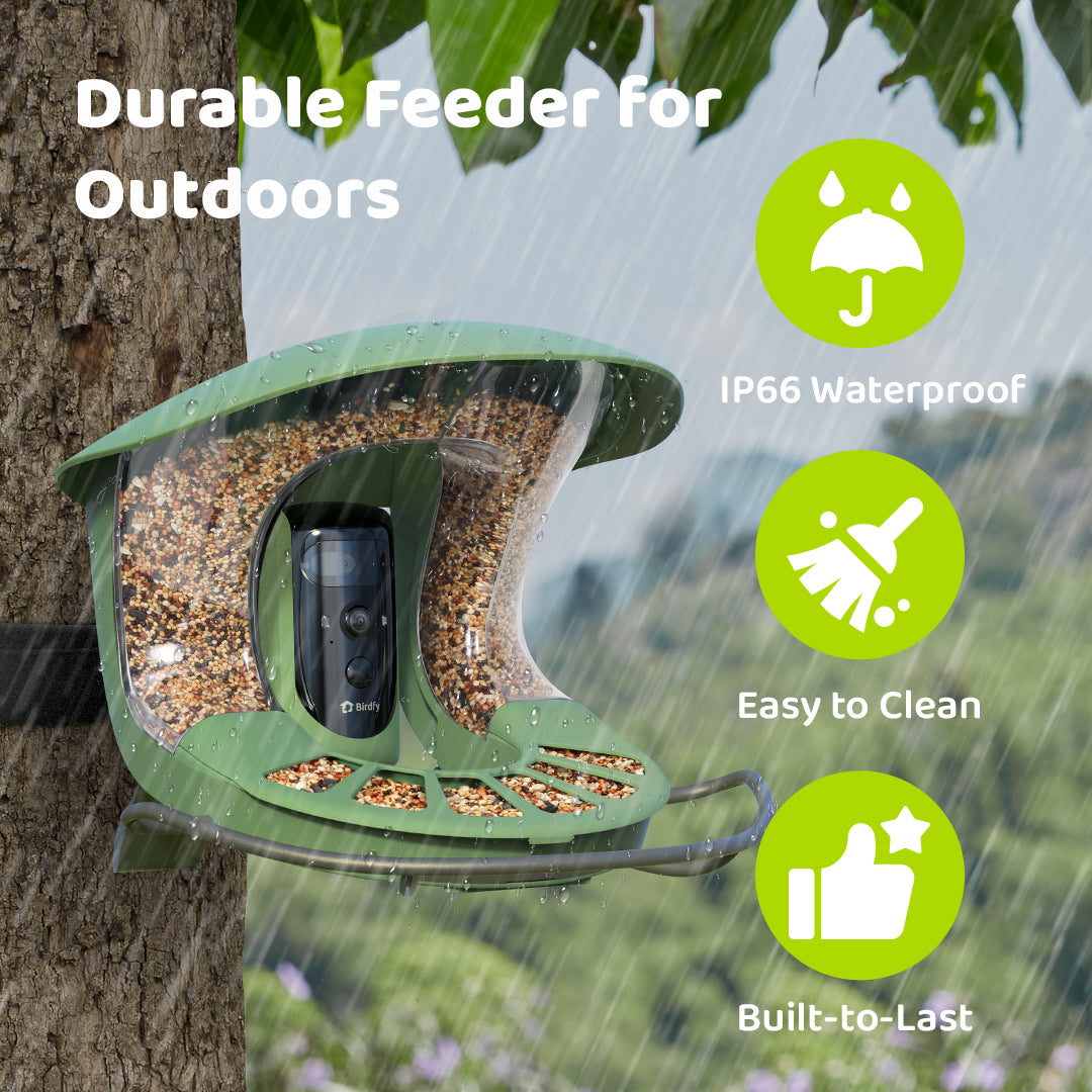 Birdfy Feeder 2 Pro - Mangeoire pour oiseaux avec Caméra HD