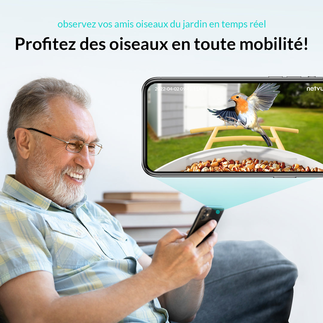 Birdfy Feeder - Mangeoire à Oiseaux avec Caméra