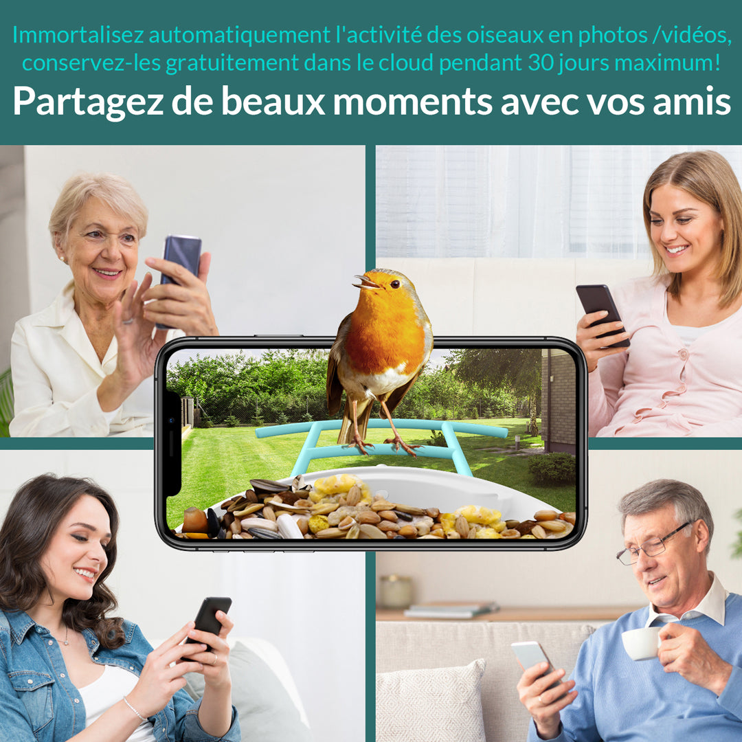 Birdfy Feeder - Mangeoire à Oiseaux avec Caméra