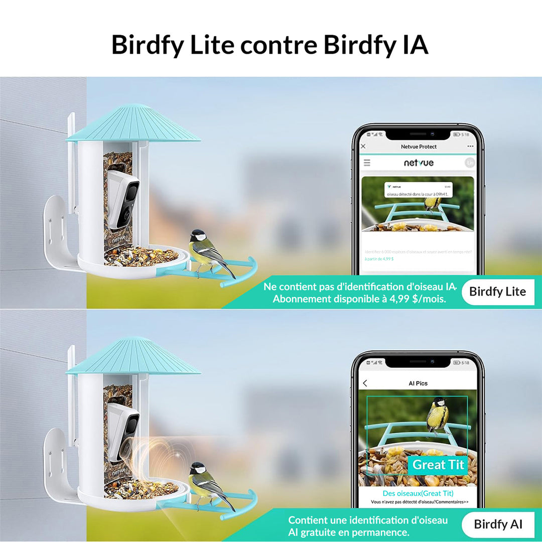 Birdfy Feeder - Mangeoire à Oiseaux avec Caméra
