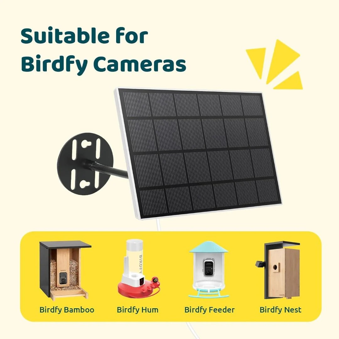 Birdfy Panneau Solaire - Type C